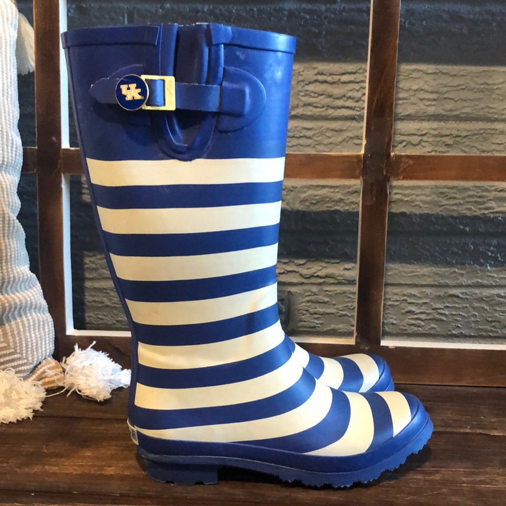 Lillybee Striped Rain Boots